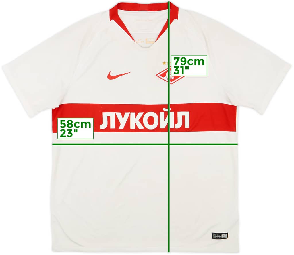 2018-19 Spartak Moscow Away Shirt - 5/10 - (XL)