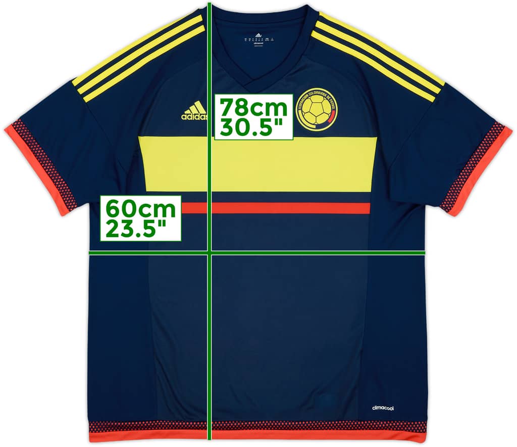 2015 Colombia Copa America Away Shirt - 10/10 - (XL)