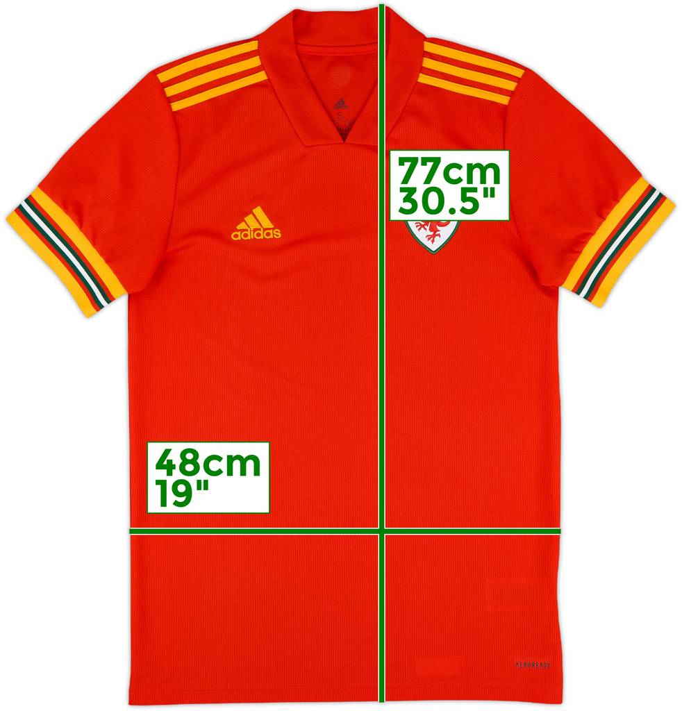 2020-21 Wales Home Shirt - 8/10 - (S)