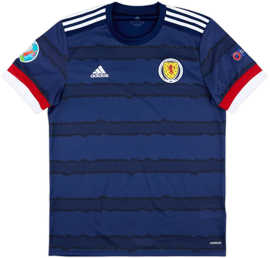 2020-22 Scotland Home Shirt - 8/10 - (L)