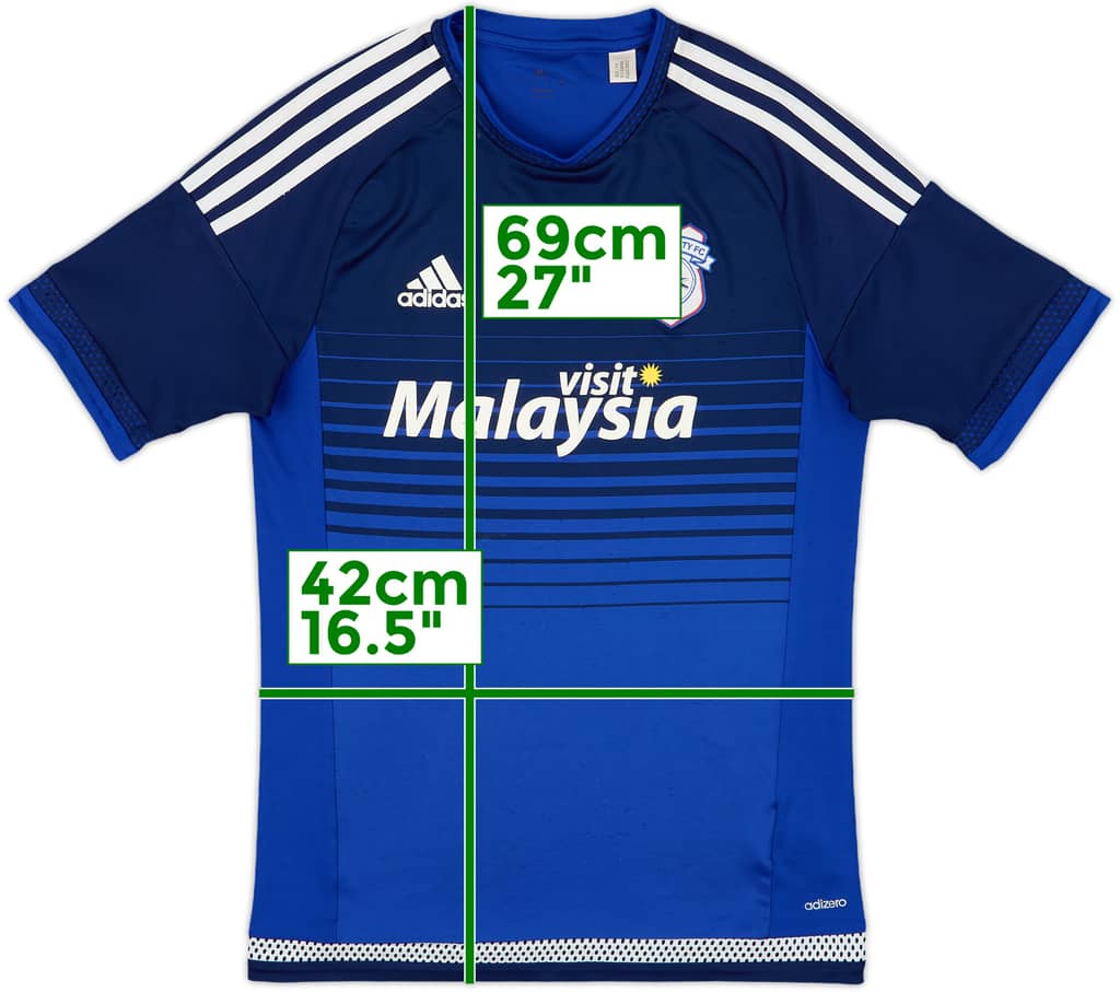 2015-16 Cardiff Home Shirt - 6/10 - (L)