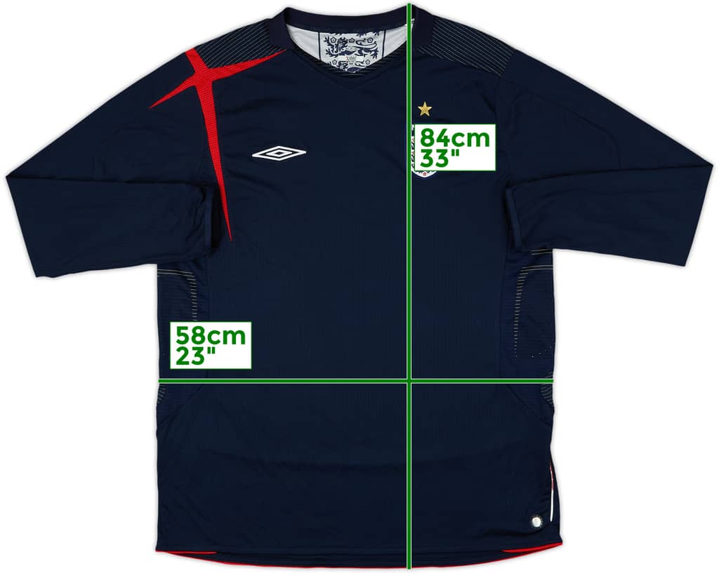 2005-06 England GK Shirt - 9/10 - (XL)