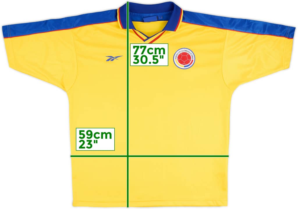 1998-01 Colombia Home Shirt - 8/10 - (L)