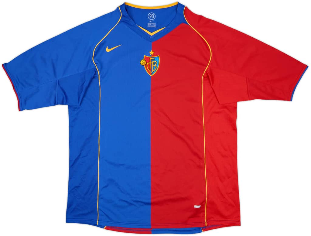2004-05 FC Basel Home Shirt - 10/10 - (XXL)