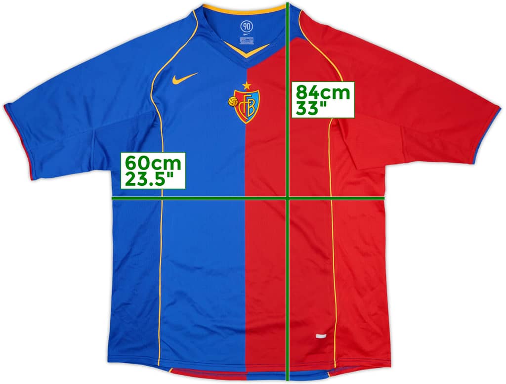 2004-05 FC Basel Home Shirt - 10/10 - (XXL)