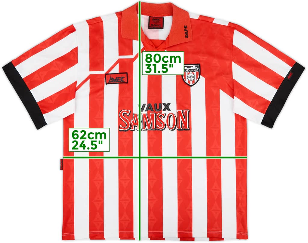 1994-96 Sunderland Home Shirt - 9/10 - (L)