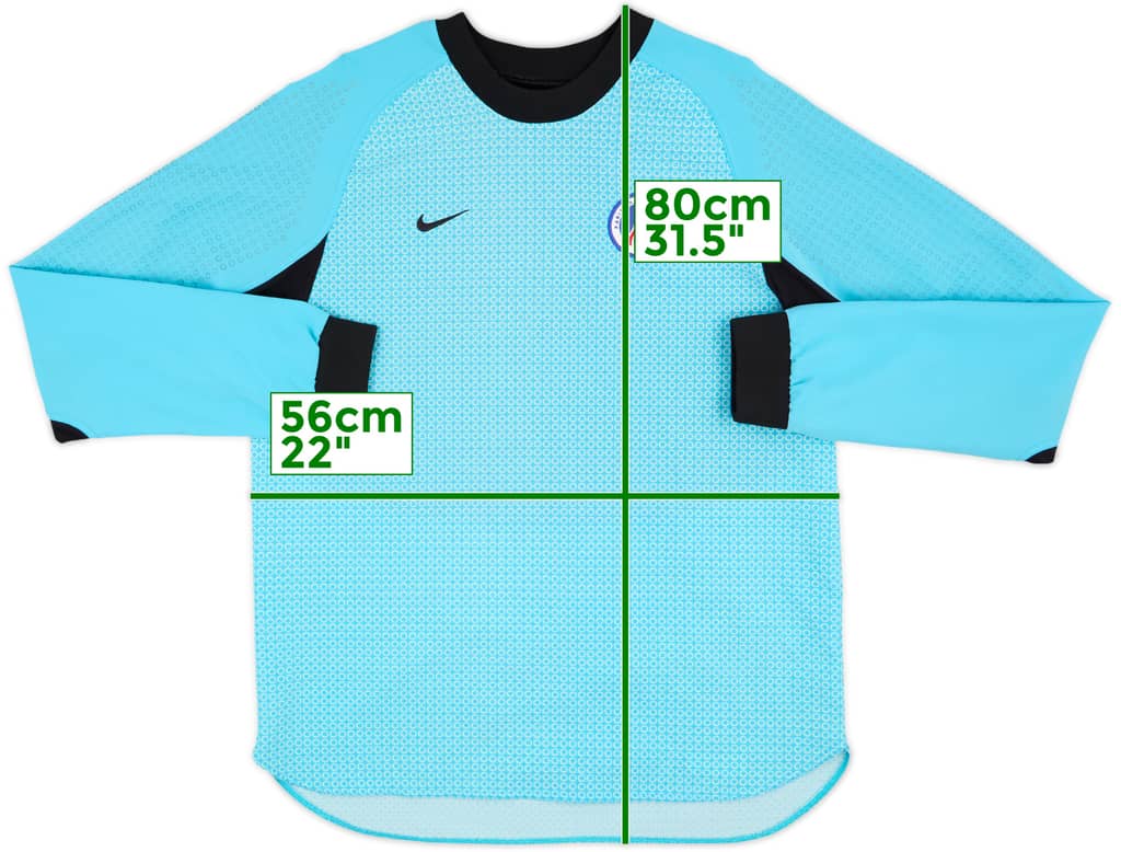 2000-01 Paris Saint-Germain Player Issue GK Shirt - 8/10 - (L)