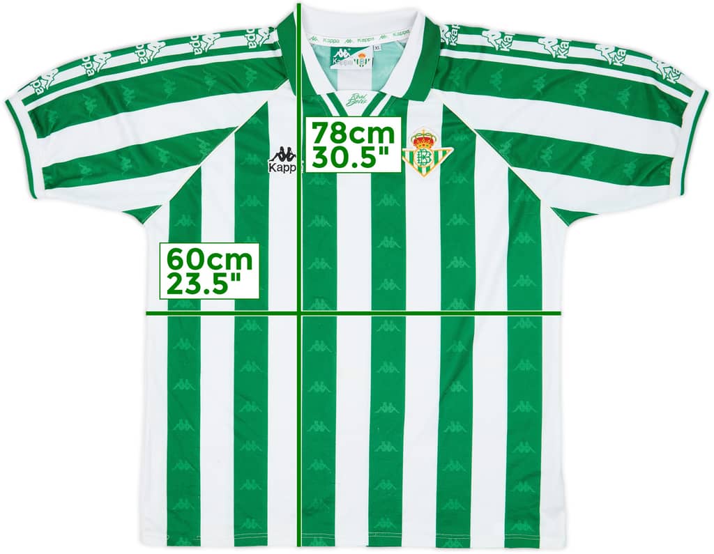 1995-97 Real Betis Home Shirt - 8/10 - (XL)
