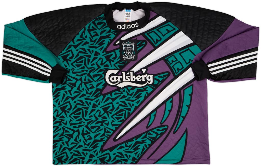 1995-96 Liverpool GK Shirt - 9/10 - (XXL)