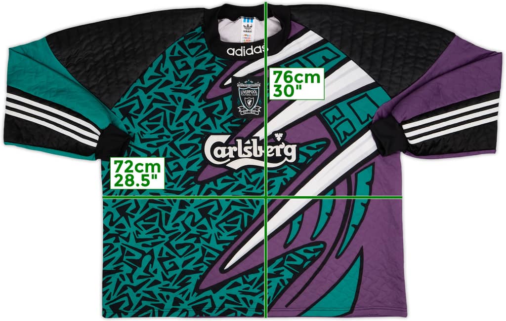 1995-96 Liverpool GK Shirt - 9/10 - (XXL)