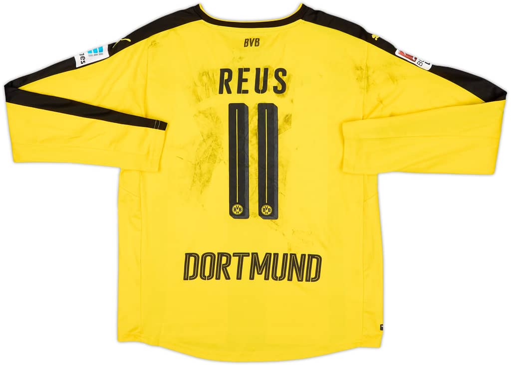 2016-17 Borussia Dortmund Home L/S Shirt Reus #11 - 4/10 - (M.Boys)