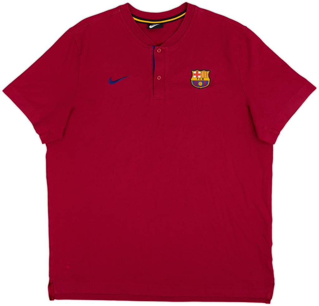 2020-21 Barcelona Nike Polo Shirt - 8/10 - (XXL)