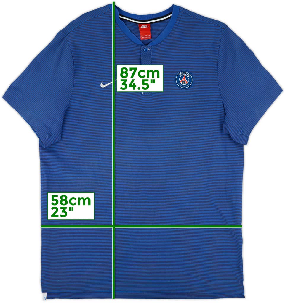 2018-19 Paris Saint-Germain Nike Polo Shirt - 7/10 - (XXL)