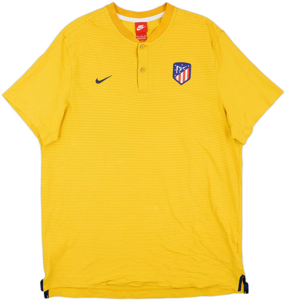 2017-18 Atletico Madrid Nike Polo Shirt - 9/10 - (XXL)