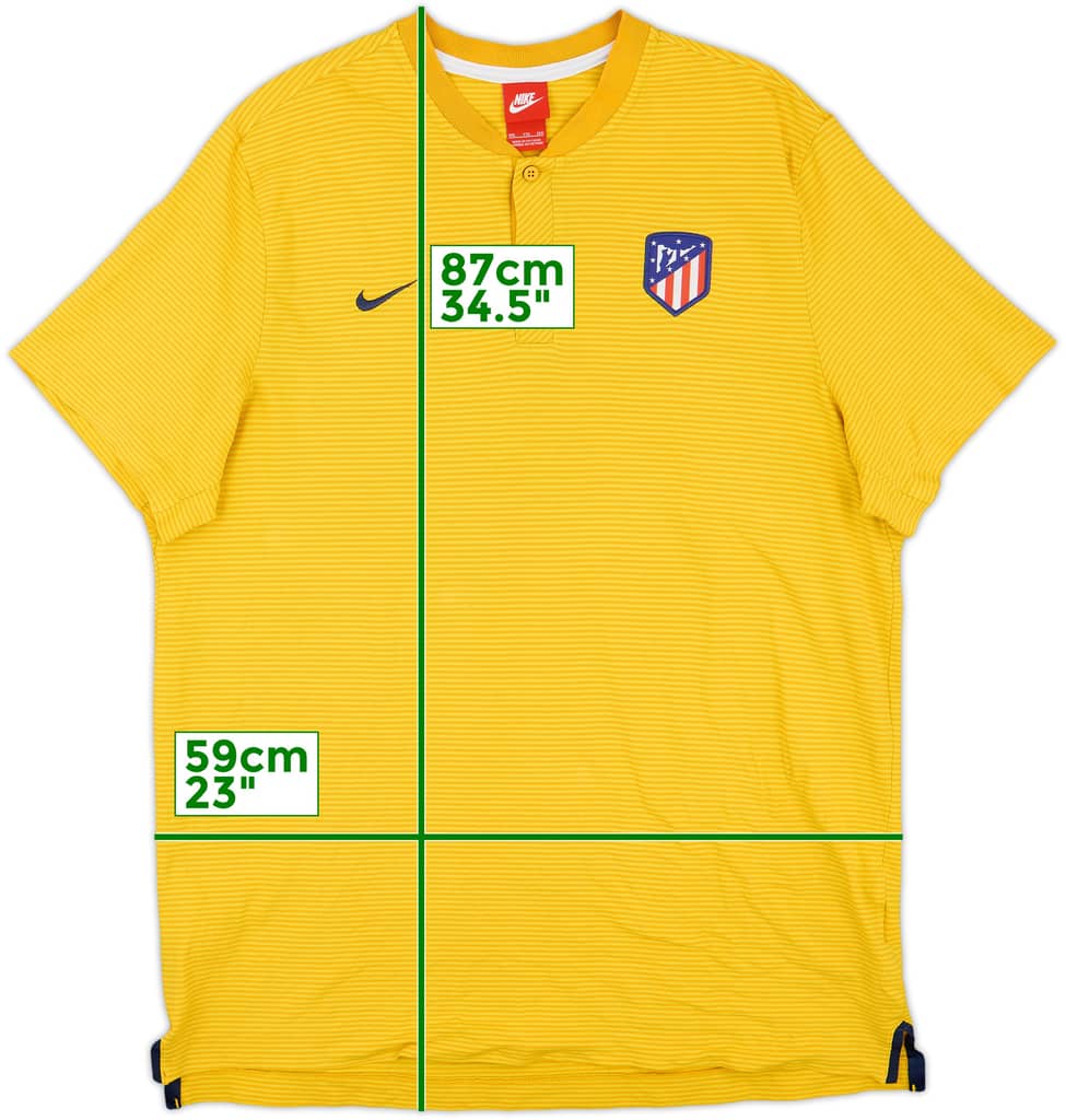 2017-18 Atletico Madrid Nike Polo Shirt - 9/10 - (XXL)