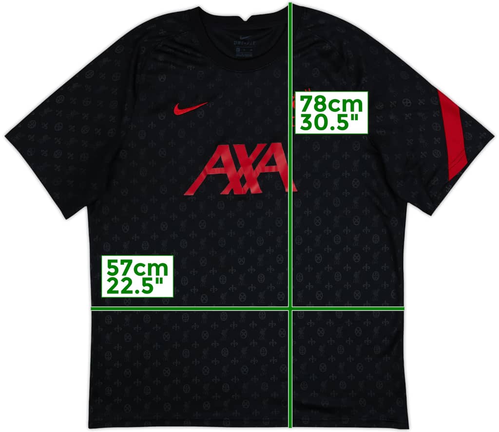 2020-21 Liverpool Nike Pre-Match Training Shirt - 9/10 - (XL)