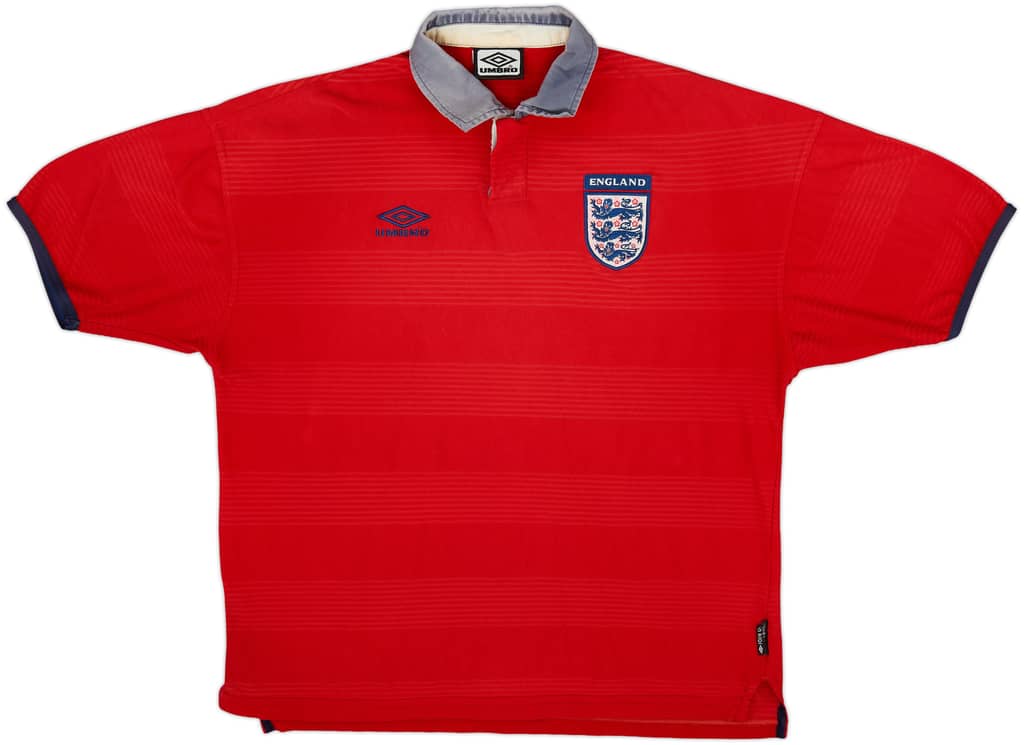 1999-01 England Away Shirt - 5/10 - (XL)