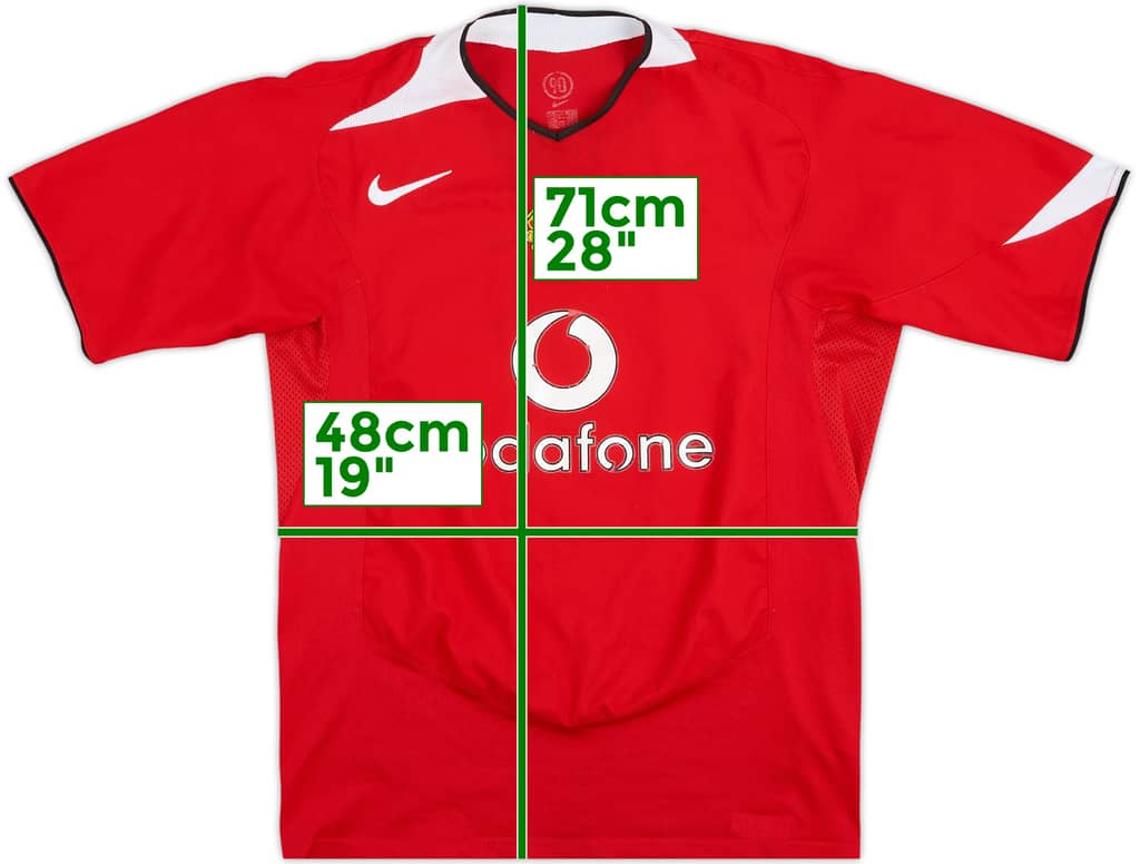 2004-06 Manchester United Home Shirt - 5/10 - (L)