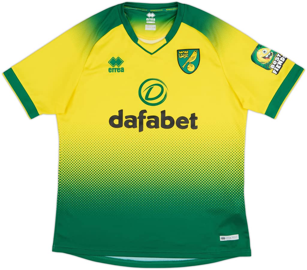 2019-20 Norwich Home Shirt - 9/10 - (XL)