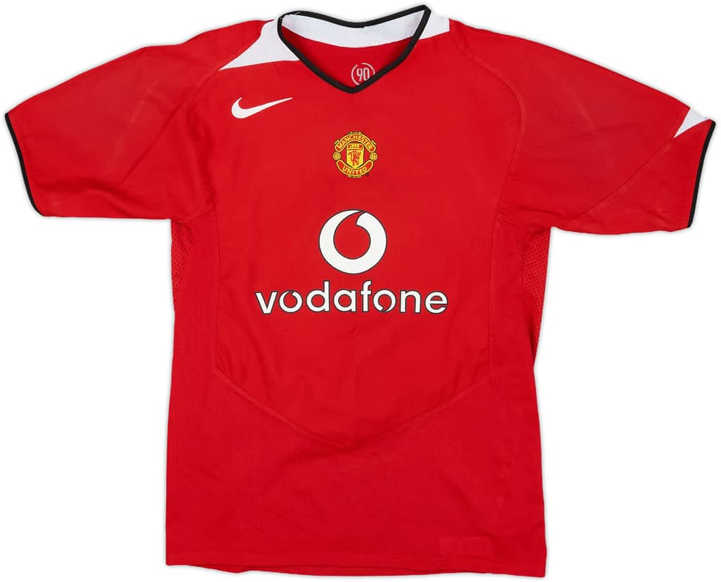 2004-06 Manchester United Home Shirt - 7/10 - (L.Boys)