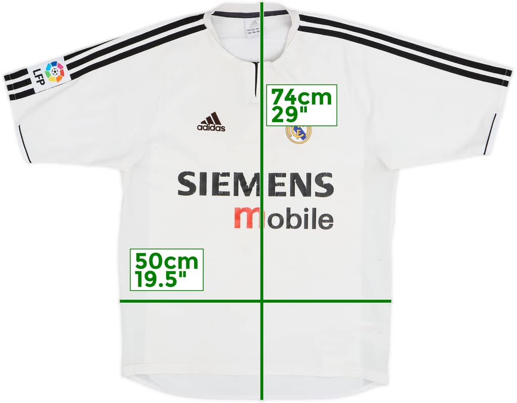 2003-04 Real Madrid Home Shirt - 4/10 - (S)