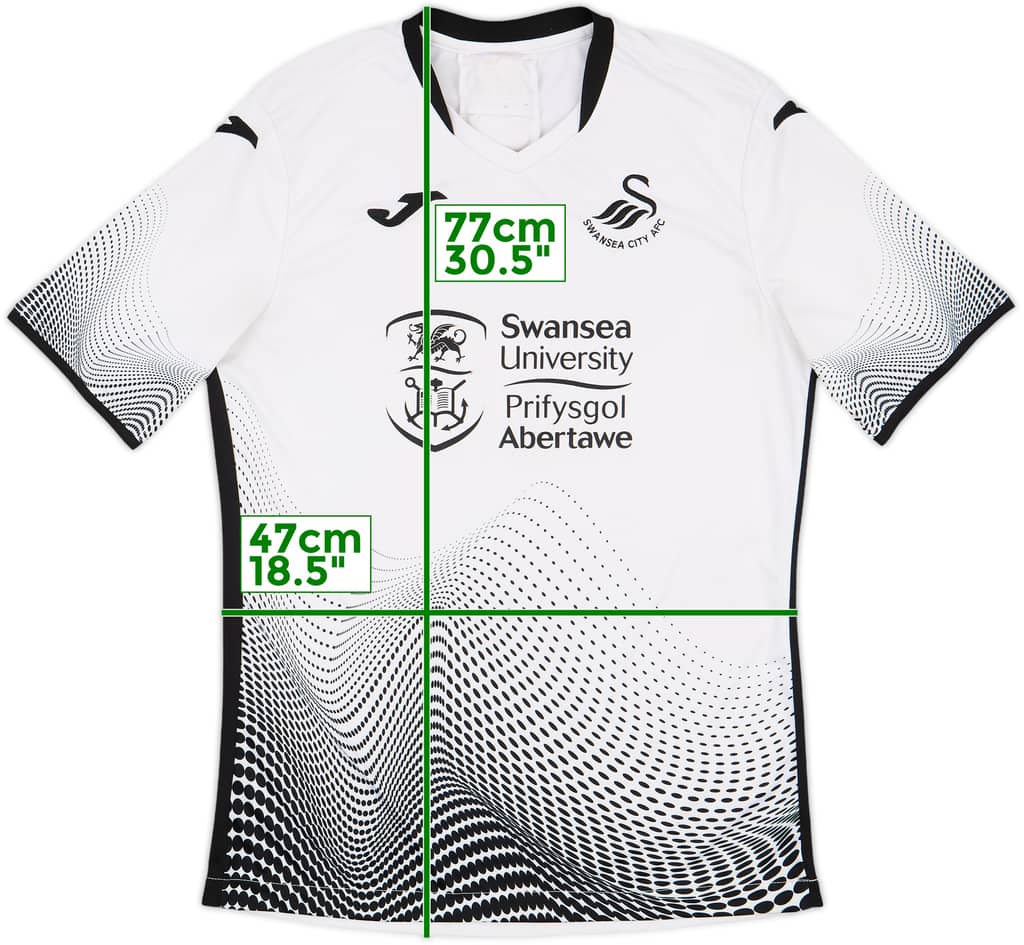 2020-21 Swansea City Player Issue Home Shirt - 5/10 - (L)