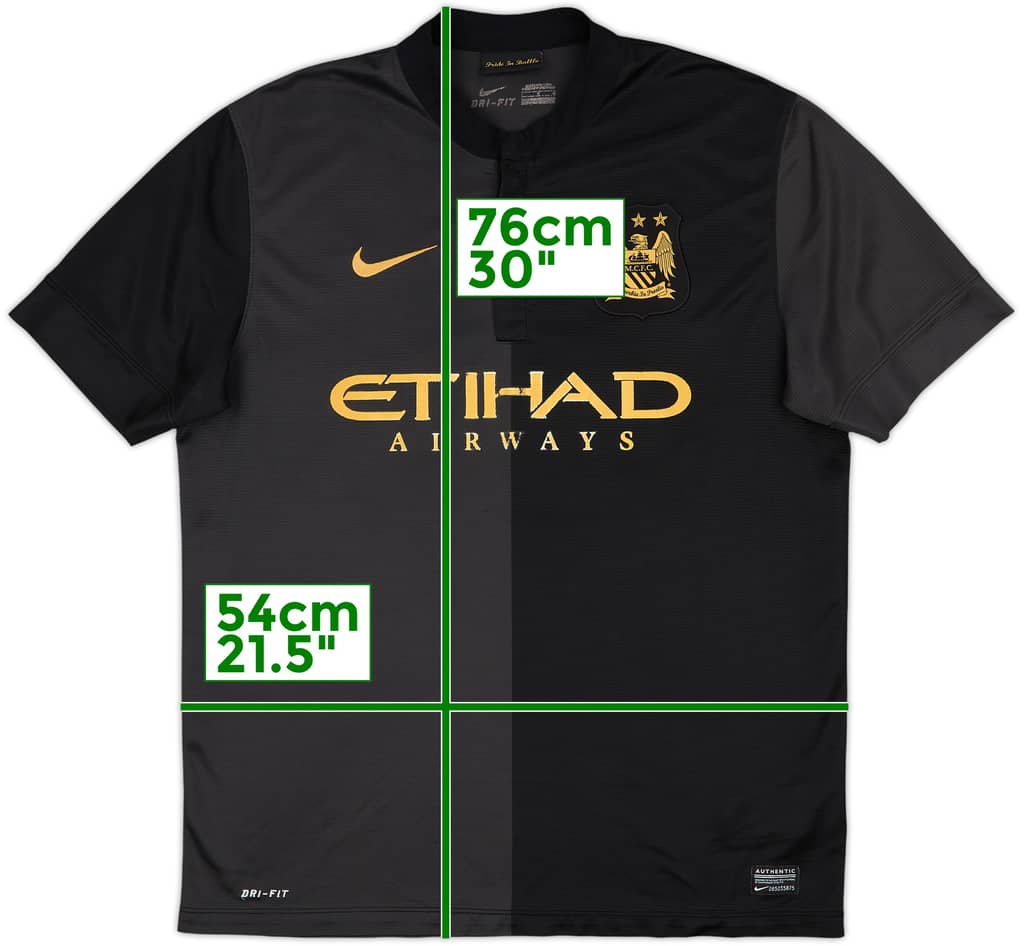 2013-14 Manchester City Away Shirt - 5/10 - (L)