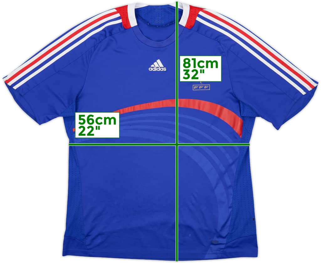 2007-08 France Home Shirt - 5/10 - (XL)