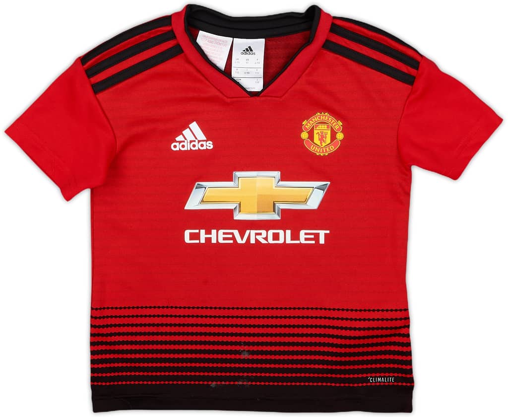 2018-19 Manchester United Home Shirt - 8/10 - (4-5 Years)