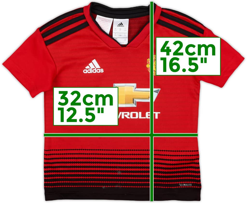 2018-19 Manchester United Home Shirt - 8/10 - (4-5 Years)