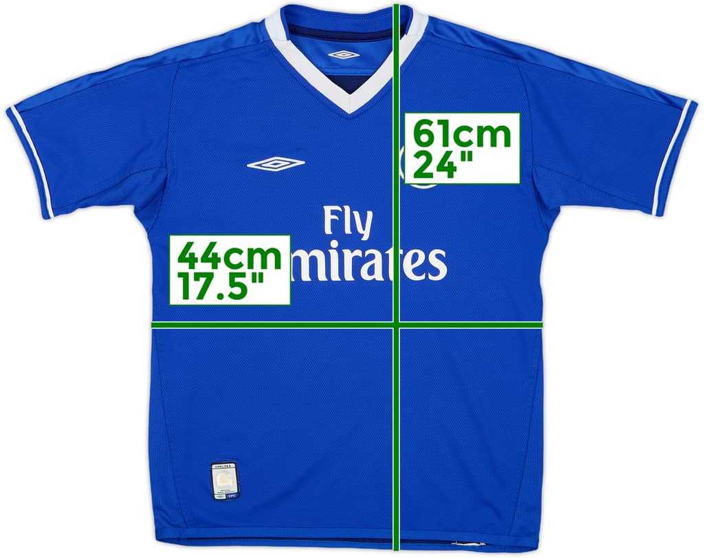 2003-05 Chelsea Home Shirt - 7/10 - (XL.Boys)