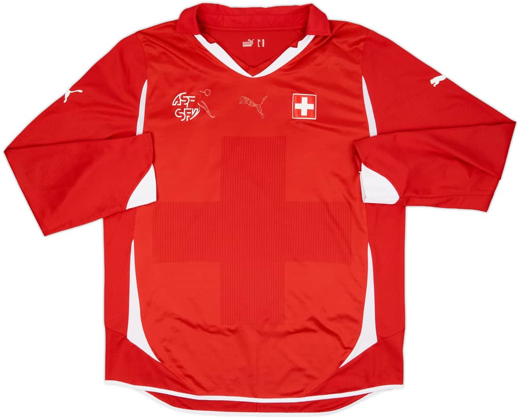 2010-11 Switzerland Home L/S Shirt - 5/10 - (XL)