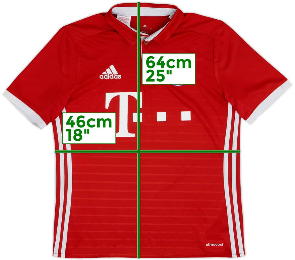 2016-17 Bayern Munich Home Shirt - 5/10 - (XL.Boys)