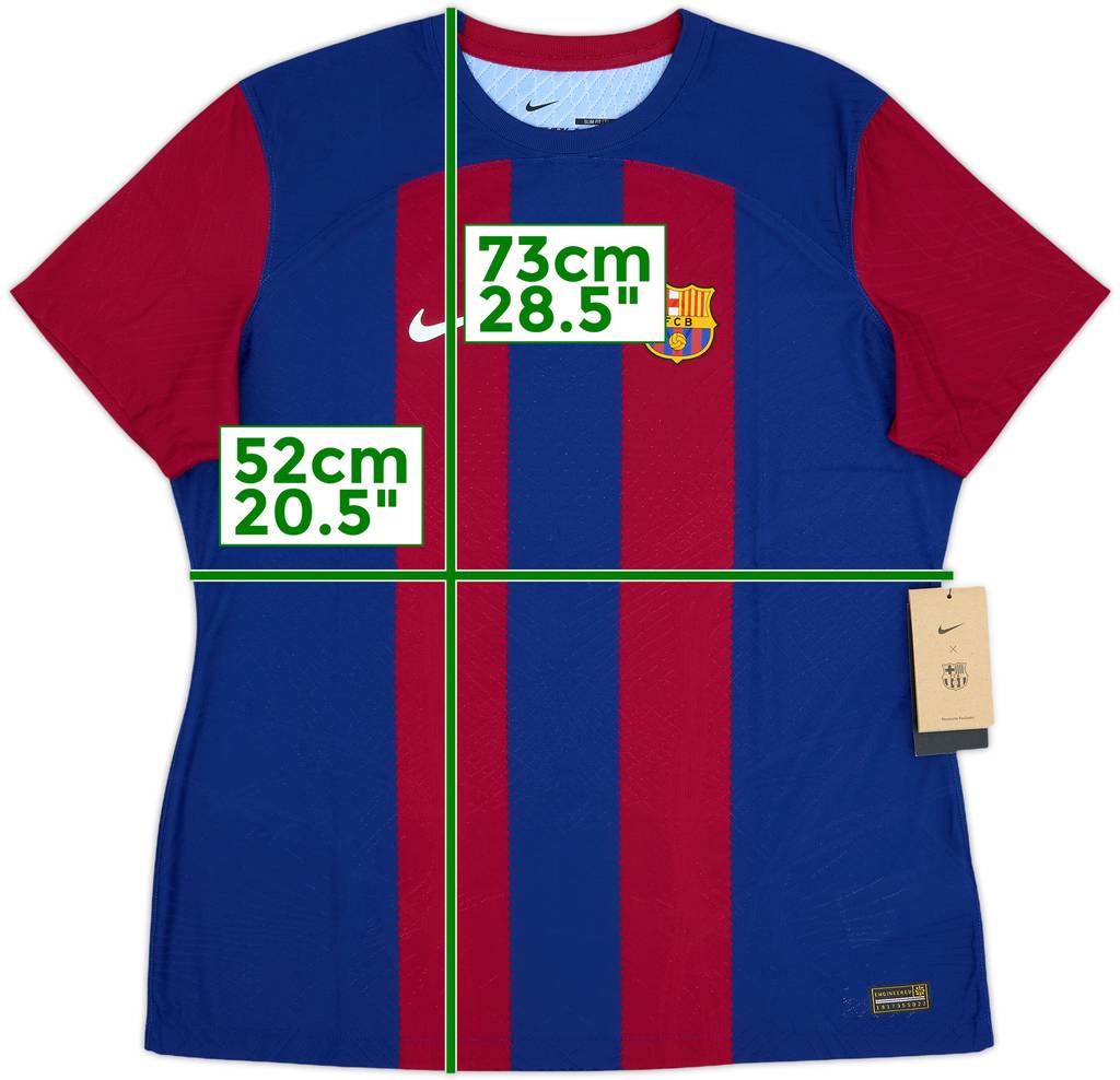 2023-24 Barcelona Authentic Home Shirt (Women's XL)