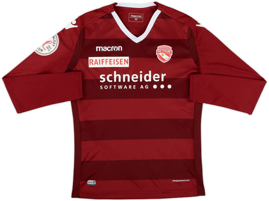 2019-20 FC Thun Macron Training L/S Shirt - 6/10 - (XS)