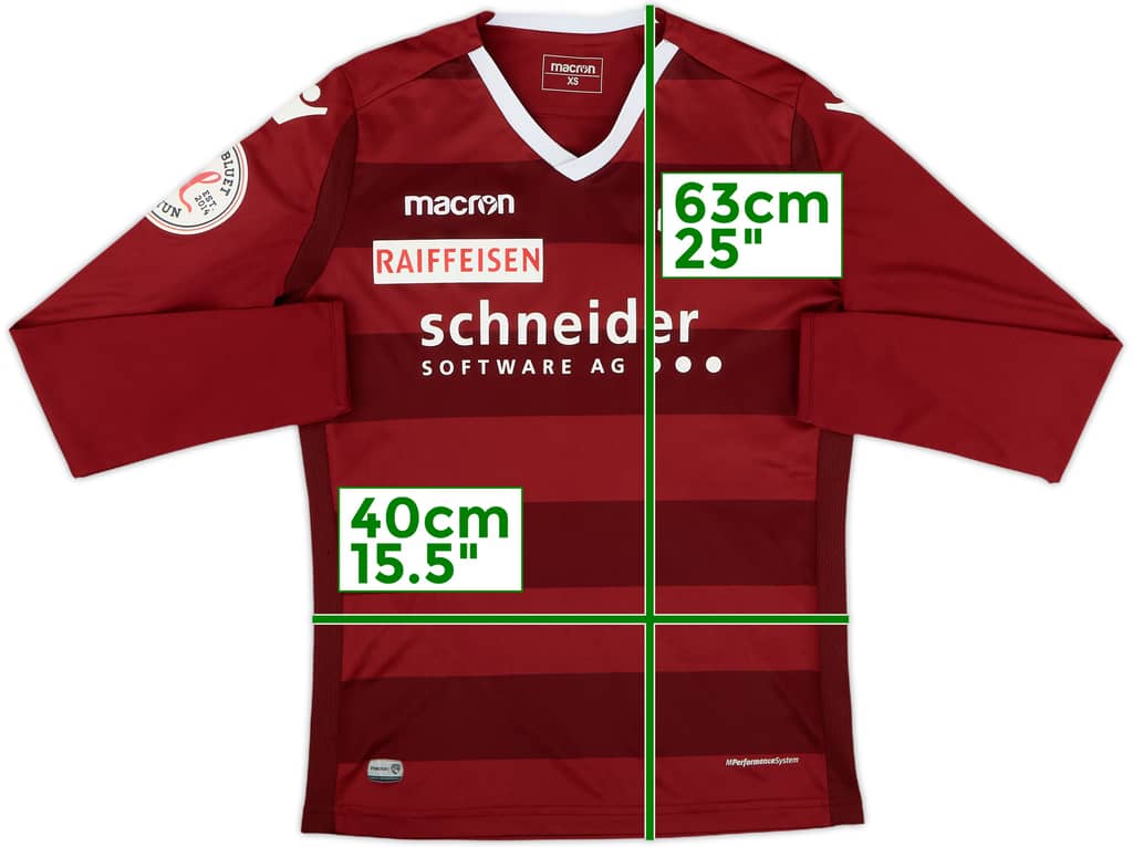 2019-20 FC Thun Macron Training L/S Shirt - 6/10 - (XS)