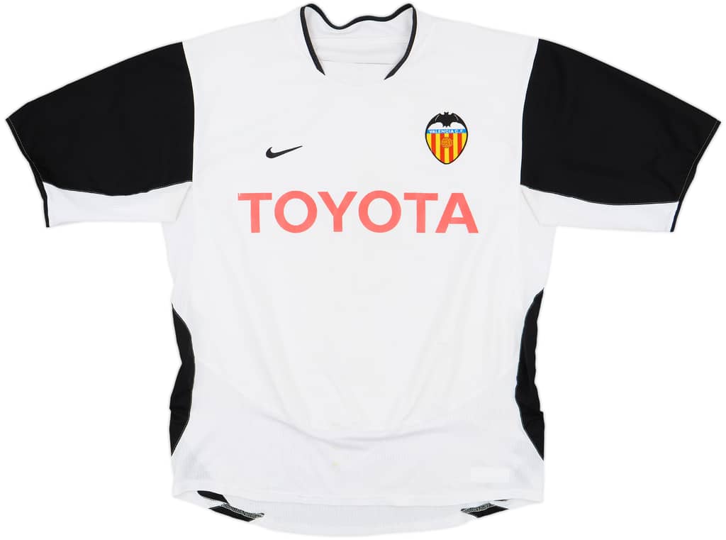 2003-04 Valencia Home Shirt - 6/10 - (XL)