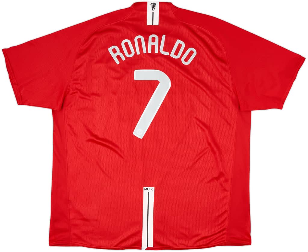 2007-09 Manchester United Home Shirt Ronaldo #7 - 6/10 - (3XL)