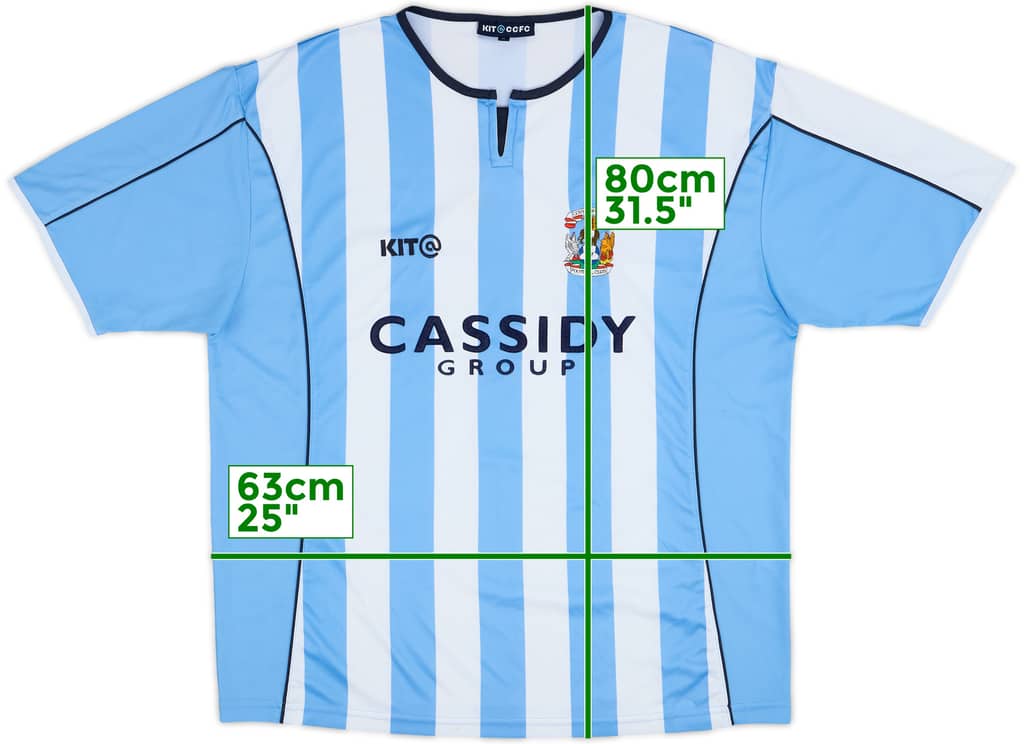 2005-06 Coventry Home Shirt - 8/10 - (XL)