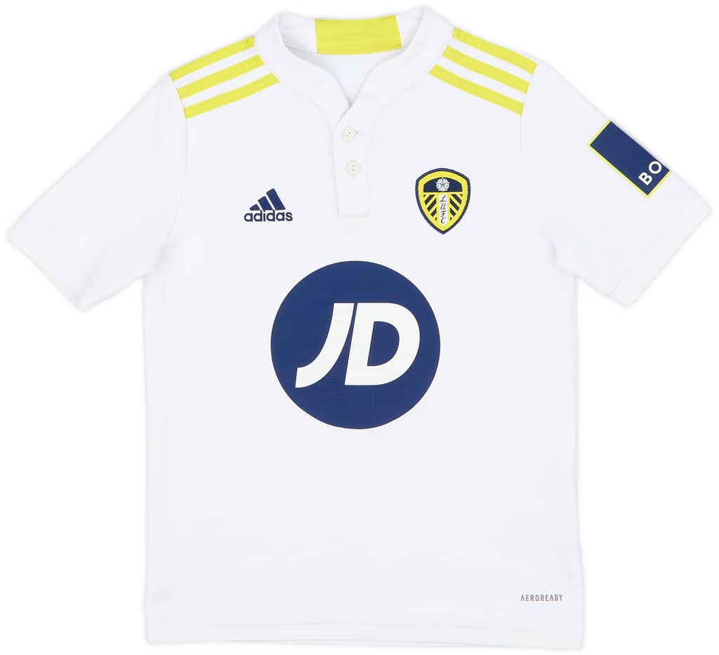2021-22 Leeds United Home Shirt - 5/10 - (S.Boys)