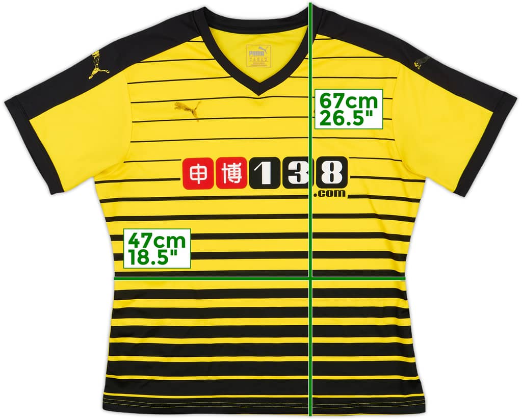 2015-16 Watford Home Shirt - 4/10 - (Women's M)