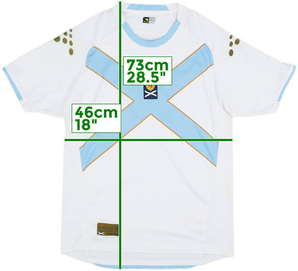 2007-08 Scotland Away Shirt - 4/10 - (L.Boys)