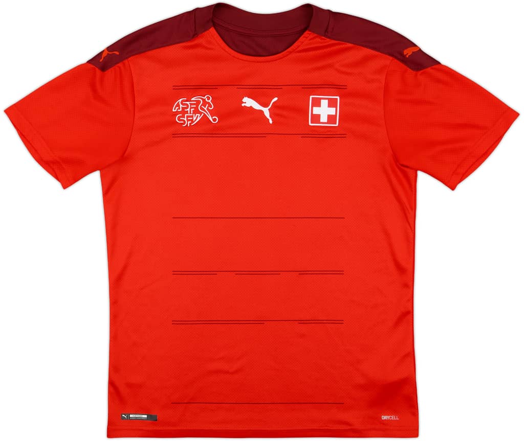2020-21 Switzerland Home Shirt - 9/10 - (M)