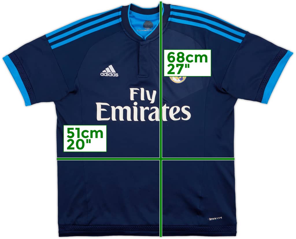 2015-16 Real Madrid Third Shirt - 4/10 - (M)