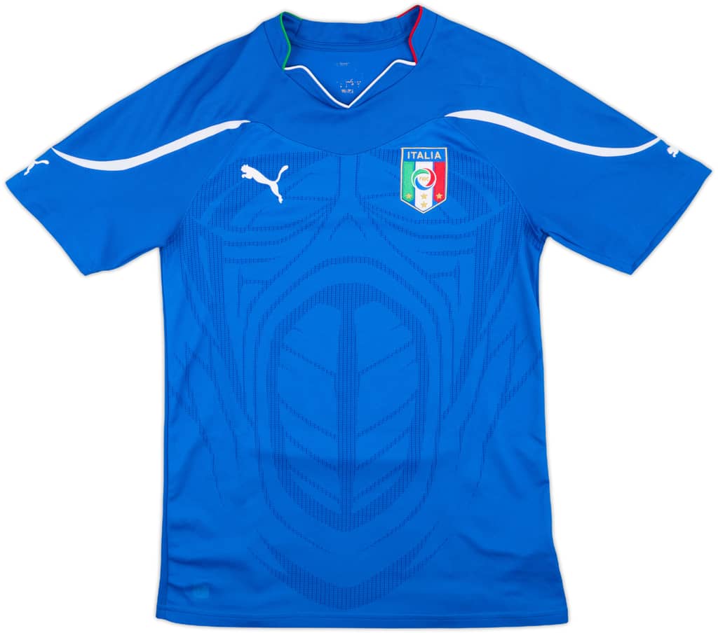 2010-12 Italy Home Shirt - 8/10 - (XL.Boys)