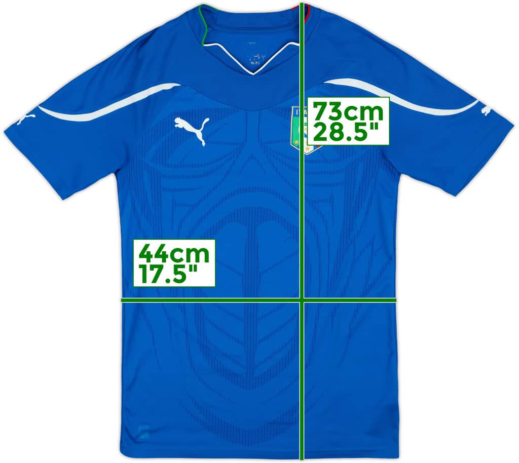 2010-12 Italy Home Shirt - 8/10 - (XL.Boys)