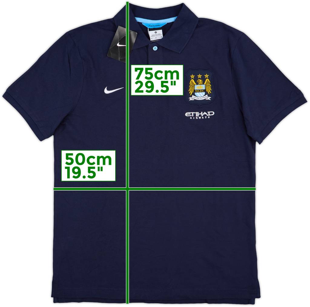 2013-14 Manchester City Nike Polo Shirt (M)