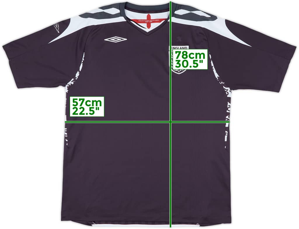 2007-09 England GK S/S Shirt - 5/10 - (XL)