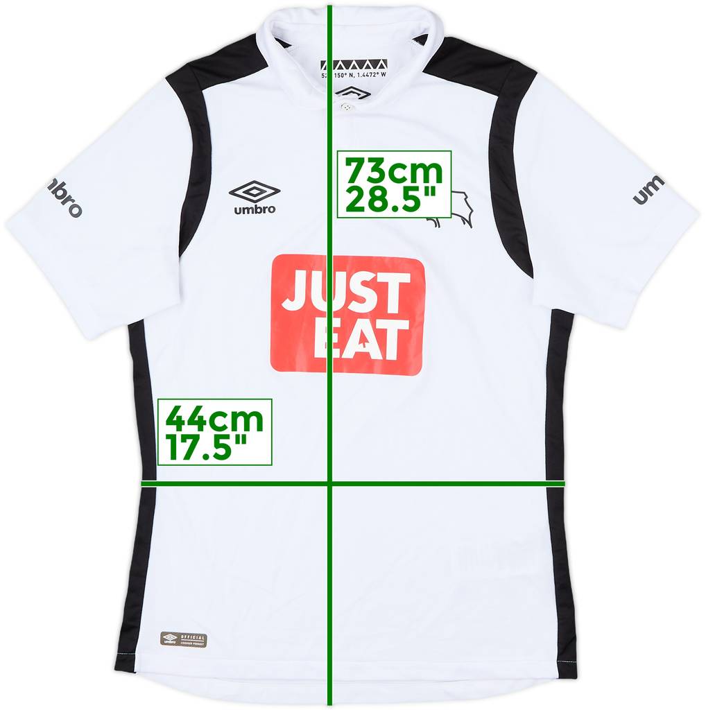 2016-17 Derby County Home Shirt - 9/10 - (S)