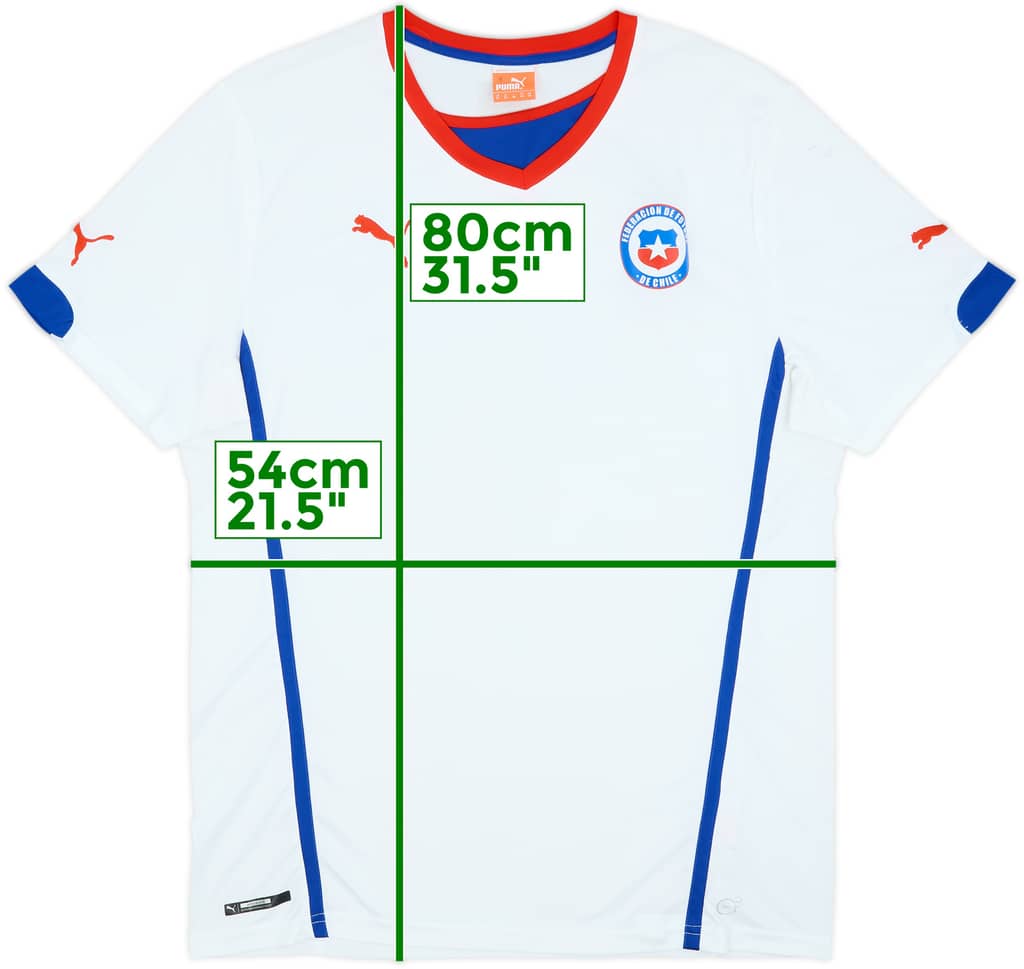 2014-15 Chile Away Shirt - 5/10 - (XL)